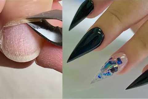Satisfying nail art & relaxing nail care compilation🤤