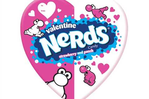 Nerds Valentine’s Day Candy Heart Gift Box 6.5 oz Box