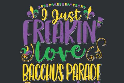 Weekly & Monthly Planner One Year Undated: Mardi Gras Freakin’ Love Bacchus Parade Party 8.5×11..