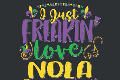 Weekly & Monthly Planner One Year Undated: Mardi Gras Freakin’ Love NOLA Party 8.5×11 Large..