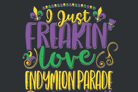 Weekly & Monthly Planner One Year Undated: Mardi Gras Freakin’ Love Endymion Parade Party 8.5×11..