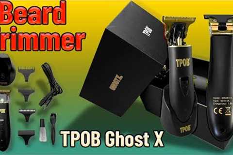 TPOB Ghost X Beard Trimmer | Professional Precision Beard and Mustache Trimmer