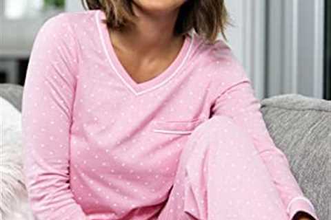 PajamaGram Pajamas For Women – Womens PJ Sets, Pullover Top, 100% Cotton