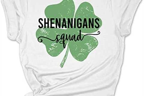 Shenanigans Squad Lucky Clover Bella St. Patrick’s Day Women’s T-Shirt