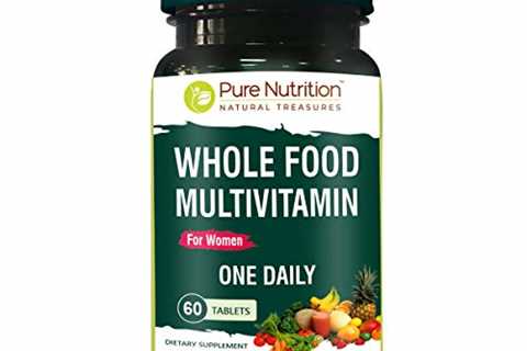 Pure Nutrition Whole Food Multivitamin for Women 1500mg. All Natural Plant Based Women's..