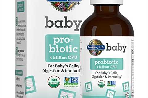 Garden of Life Baby Probiotics, 4 Billion CFU Organic Liquid Probiotic, Daily Infant Probiotics for ..