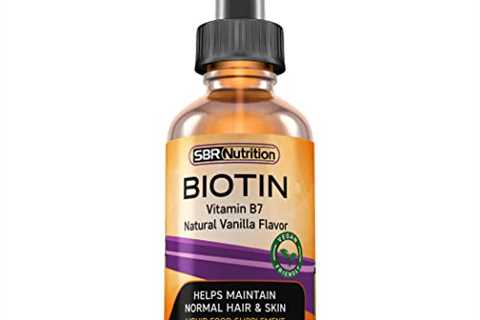 MAX ABSORPTION Biotin Liquid Drops, 5000mcg of Biotin Per Serving, 60 serving, No Artificial..