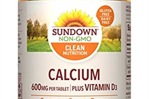 Sundown Calcium 600 mg Vitamin D3, 120 Tablets (Packaging May Vary)