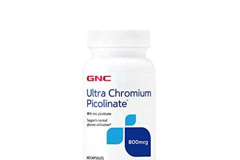 GNC Ultra Chromium Picolinate 800mcg, 60 Capsules, Supports Glucose Utilization