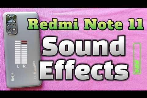 how to change sound quality with sound effects on Redmi Note 11