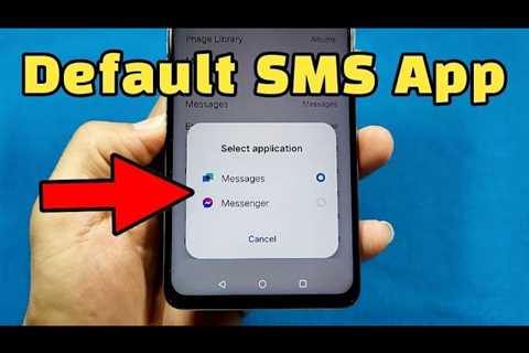 how to change default SMS app for vivo IQOO Z5 phone with android 12