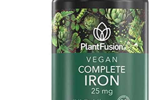 PlantFusion Complete Iron Vegan Vitamin 25 mg | Highly Absorbable and Easy On The Stomach, Plant..