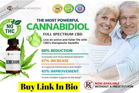 Sunday Horizon CBD Oil (Reviews) #1 THC Free Pain Relief CBD! Does It Really Works Or Scam?