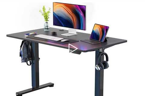 ErGear Standing Desk Review - BUDGET Standing Desk with 3 Preset Height Adjustment