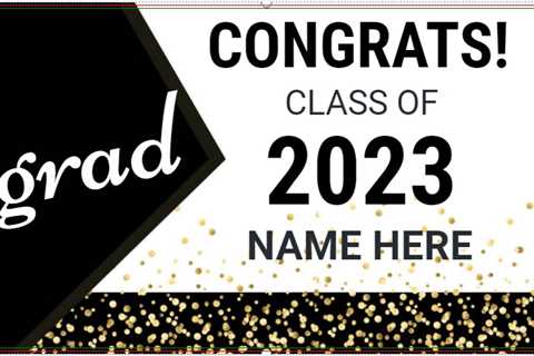 Graduation Yard Banner!