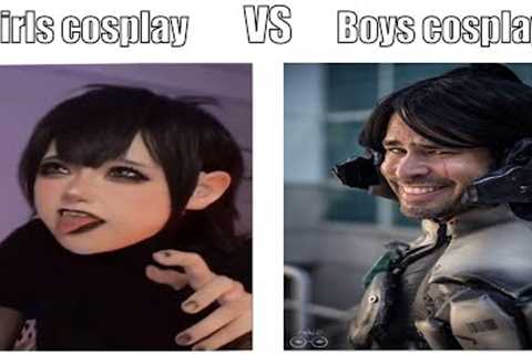 Girls cosplay vs Boys cosplay  (Metal Gear Rising) #2