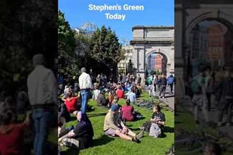 Stephen's Green Today #ireland #dublin #irish #2023 #europe #summer