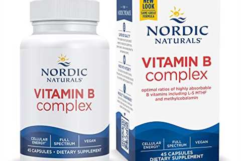 Nordic Naturals Vitamin B Complex - 45 Capsules - Thiamine, Riboflavin, Niacin, Vitamin B6  B12,..