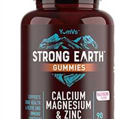 Calcium, Magnesium, Zinc  Vitamin D Gummies by YumVs | Chewable Supplement for Adults Women  Men |..