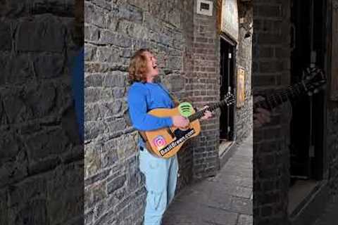 Talented musician just made my day with his beautiful voice and guitar playing #busking #Dublin