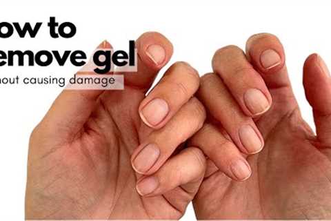 How to remove gel from your nails [without destroying them!]