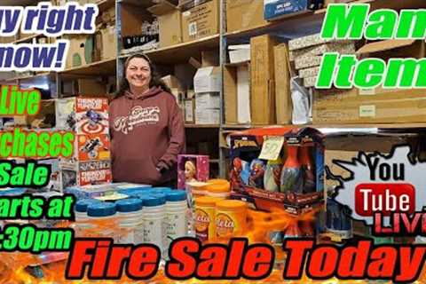 Live Fire Sale Over 70 Items Toys, No pay boxes, mystery bundles, health & beauty -Online..