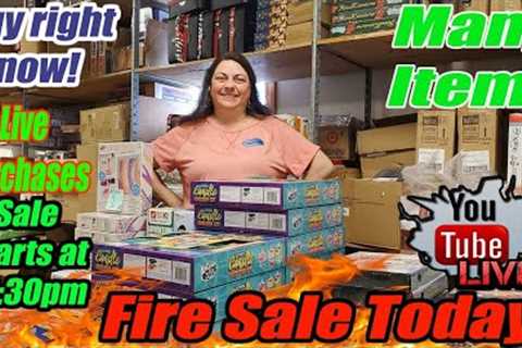 Live Fire Sale - Join Us For Direct Buys - Household, toys, home décor and more --Online Re-seller