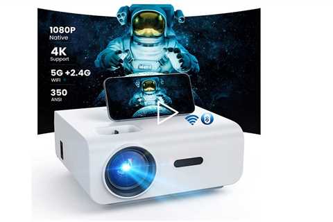 Projector with WiFi and Bluetooth, VYSER Outdoor Portable Projector.