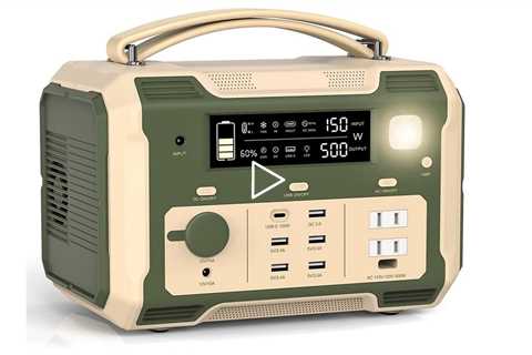 Eco Play 500W Portable Power Station