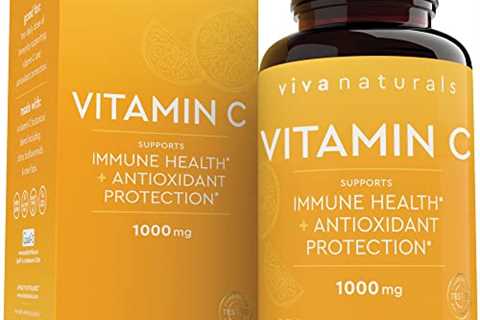 Vitamin C 1000mg (250 Capsules) - Non-GMO Vitamin C Supplements with Citrus Bioflavonoids  Rose..