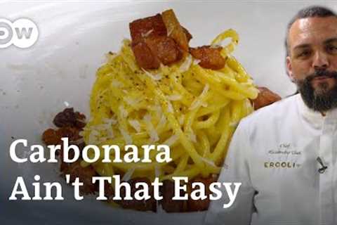 How to make Spaghetti Carbonara the right way  | | A typical dish from Italy