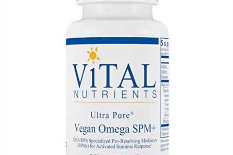 Vital Nutrients Ultra Pure Vegan Omega 975 - Plant-Based DHA and DPA Omega 3 Supplement for Immune, ..