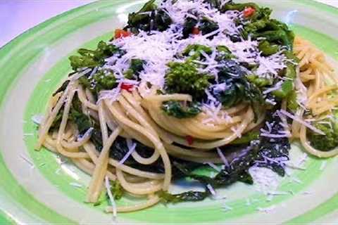 Spaghetti with Broccoli rabe and Cheese Italian Food