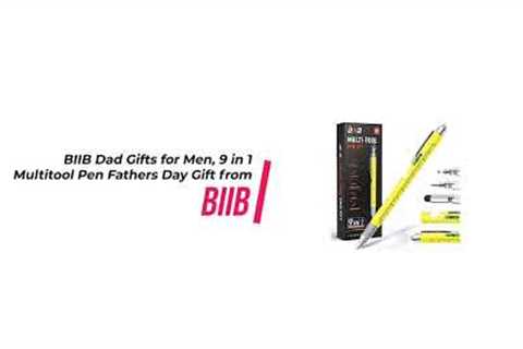 BIIB Dad Gifts for Men, 9 in 1 Multitool Pen Fathers Day Gift from Daughter, Father''s Day Gifts