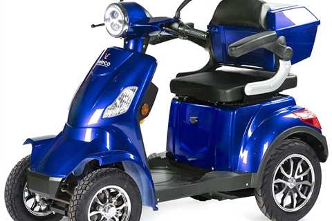 VELECO FASTER 4-Wheeled Mobility Scooter - Blue