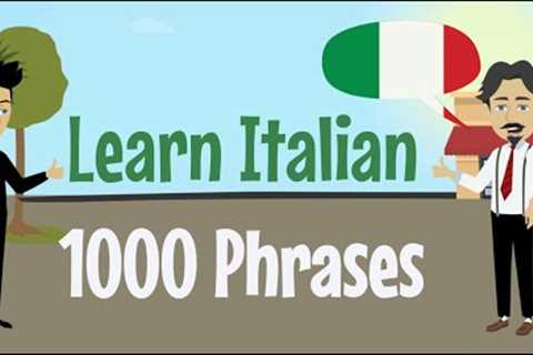 1000 phrases in Italian with English Translation