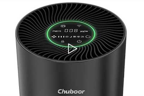 Chuboor Smart Air Purifiers for Home Bedroom, Covers Up to 1200 Ft²