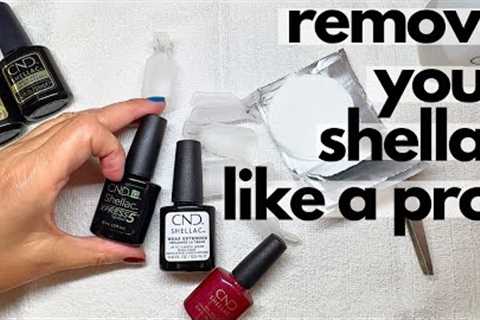 How to remove your own CND Shellac. All you need to know!