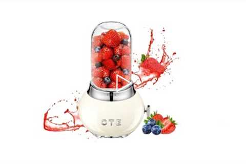 OTE Smoothie Blender, Retro Kitchen Small Glass Blender