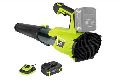 SnapFresh Leaf Blower - 20V Cordless Brushless Leaf Blower w/ 4.0Ah Battery