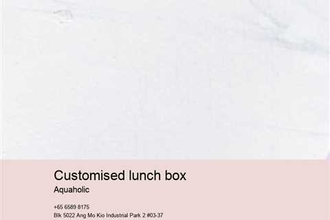 customised lunch box