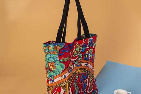 printed cotton tote bags