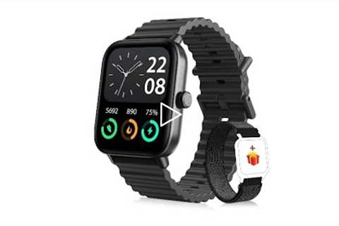 DATAFY Smart Watch for Men Women with Bluetooth Call