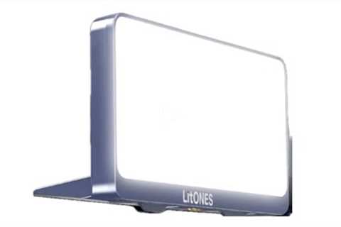 LitONES portable and easy lighting for video conferences