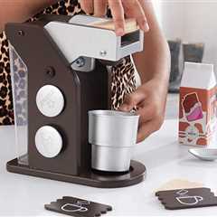 KidKraft Espresso Coffee Maker Set Just $12.88 on Amazon or Walmart.com (Regularly $25)