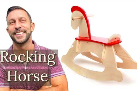 Hape Rock and Ride Kid's Wooden Rocking Horse