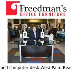 L shaped computer desk West Palm Beach, FL