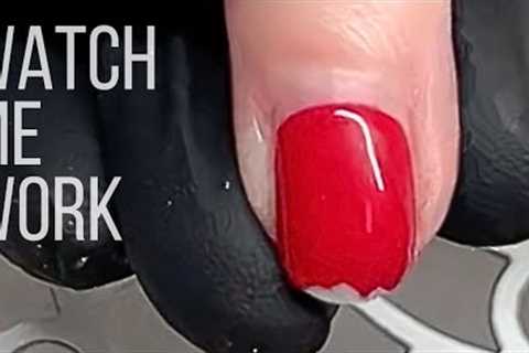 Why is this Shellac peeling? [Shellac removal, dry manicure & OPI Repair Mode]