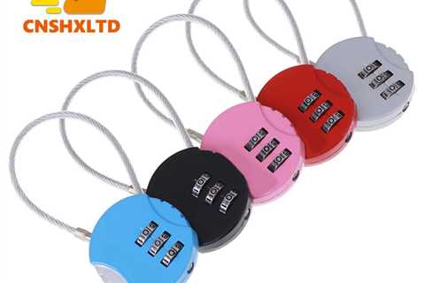 Mini 3-Digit Combo Padlock for Luggage