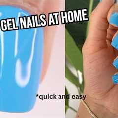 How to do the perfect gel manicure at home | step by step gel nail tutorial, make gel last longer